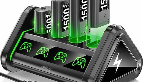 Amazon Com Xbox One Battery Pack 2pcs X 1200 Mah Xbox One