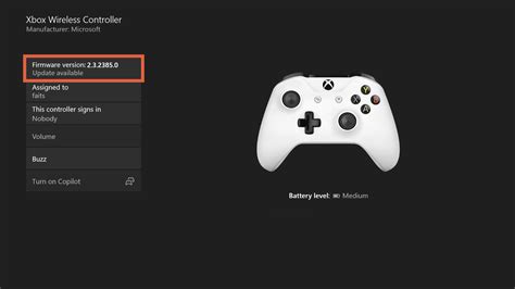 Xbox 1 Controller Firmware Update