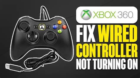 Xbox 360 Wired Controller Not Recognised