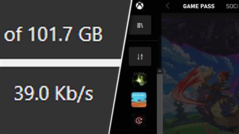 xbox app pc download speed slow red