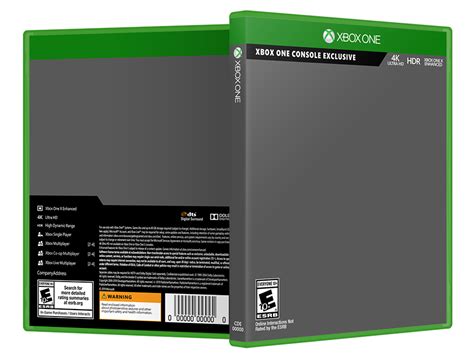 Xbox Box Art Template