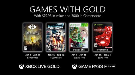 xbox games with gold january 2010
