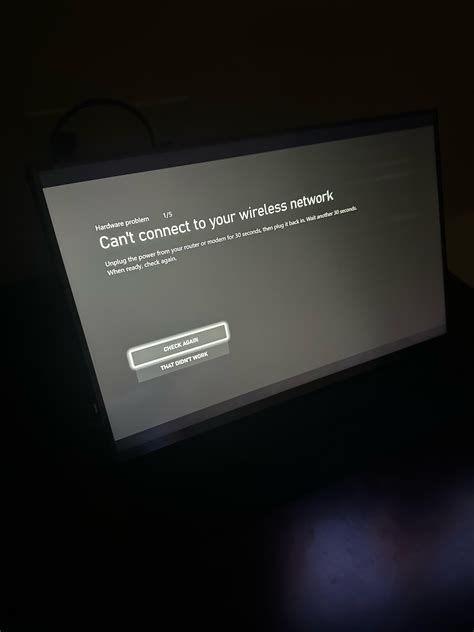 Xbox Hardware Problem Not Connected