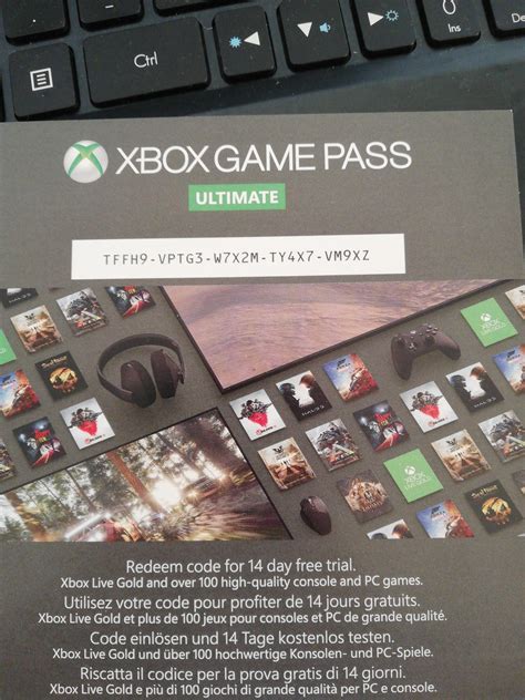 Xbox Live Game Pass Code