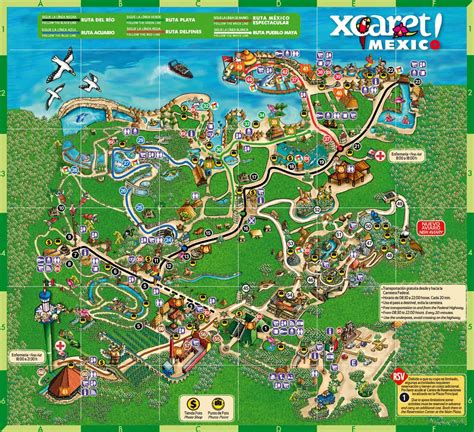 Occidental Grand Xcaret Map Occidental Grand Xcaret Resort Mexique