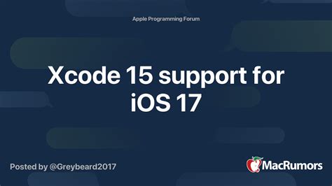 xcode 15 support ios 11