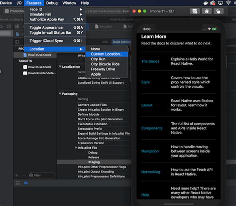 xcode gps location example