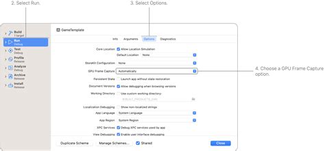 Xcode Metal Gpu Frame Capture Enabled
