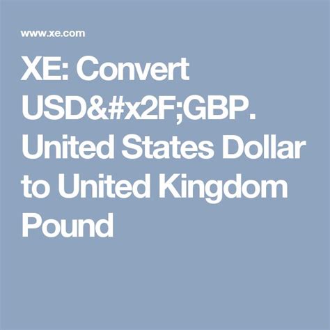 xe currency converter usd to gbp