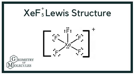 xef5+ lewis structure