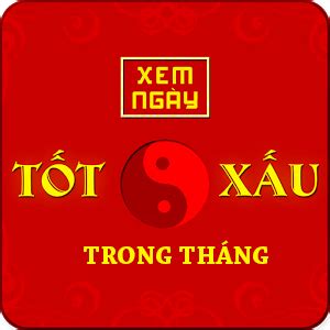 xem ngày tốt xấu trong tháng