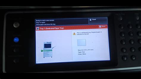 Xerox Printer Paper Mismatch