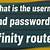 xfinity router username password
