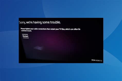 xfinity api timeout error code