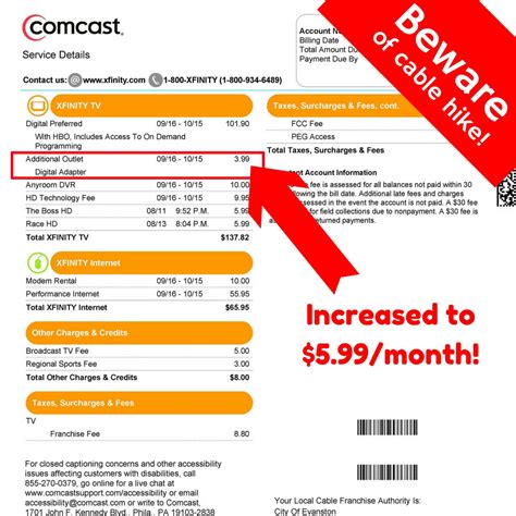 xfinity cable pay bill