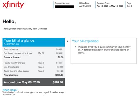 xfinity home page comcast bill pay
