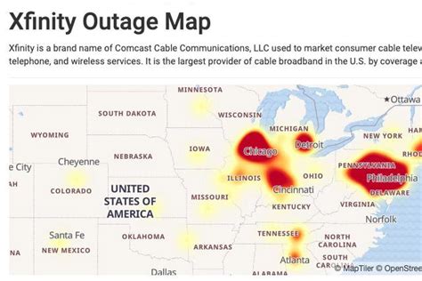 xfinity internet service outage