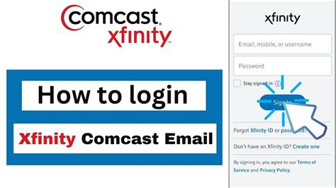 xfinity login email sign up for free