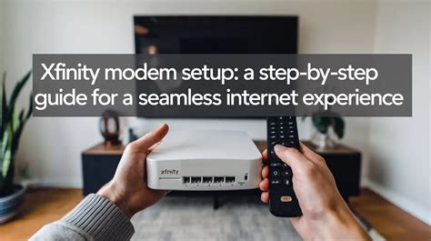 Xfinity Modem Setup Page