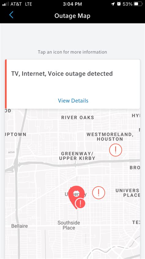 xfinity service outages by zip code