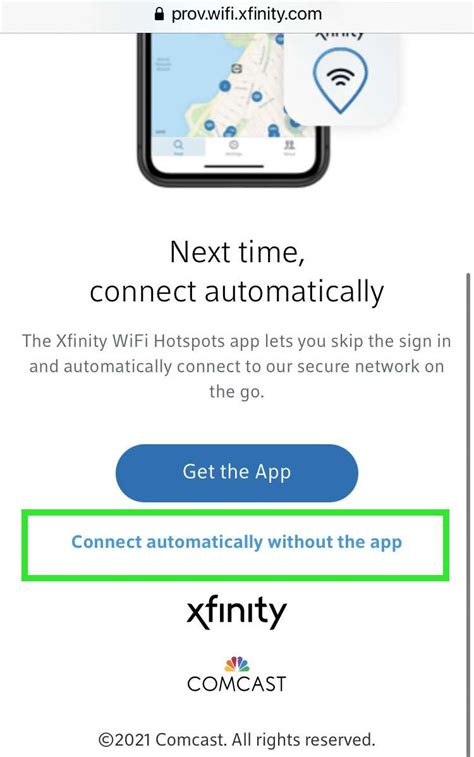 xfinity wifi app for iphone