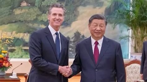 xi jinping newsom