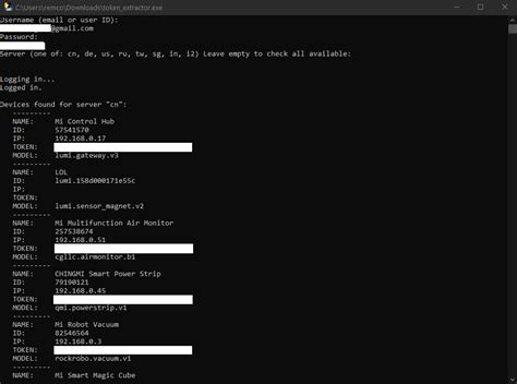 xiaomi cloud token extractor