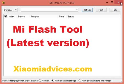 xiaomi flash tool 2018