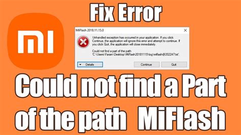 xiaomi flash tool couldn't find flash script