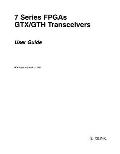 Xilinx Transceiver User Guide