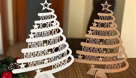 Xmas Tree Decoration Name Personalised Christmas Bauble Ornament Custom Personalized