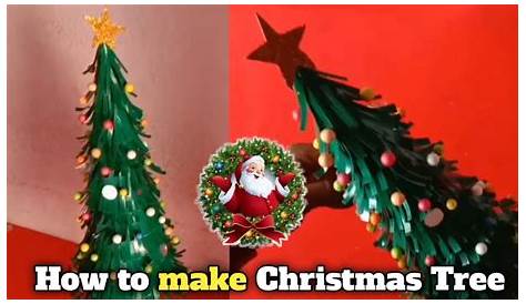 Xmas Tree Kaise Banaye Christmas Making Christmas Decoration For Kids Christmas