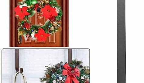 Xmas Wreath Door Holders 12 In Hanger Metal Holder Hook For Easter