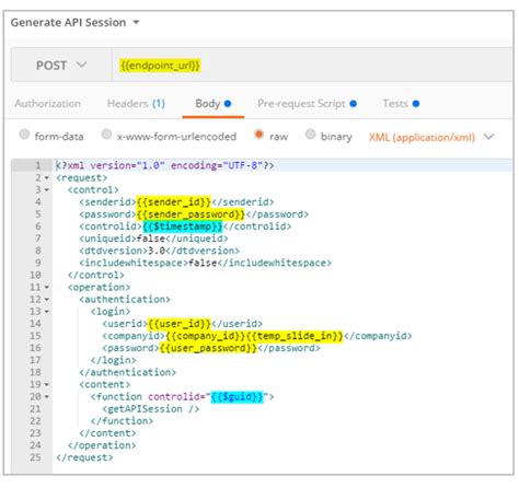 xml format api response example