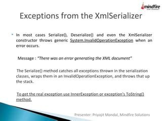 Xmlserializer Constructor Throws Exception