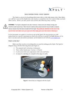 Xpult Catapult Instructions