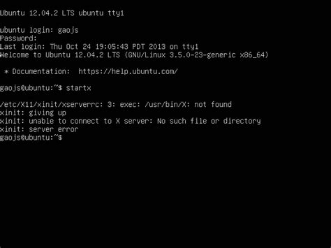 Xserverrc /Usr/Bin/X Not Found