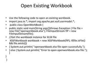 Xssfworkbook Throws Exception