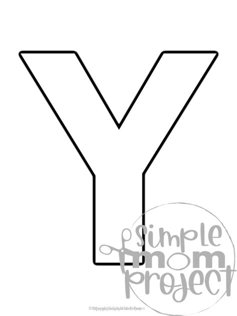 Y Printable Letters Roon