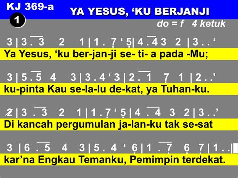 ya yesus ku berjanji lirik