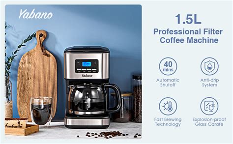 Yabano Filter Coffee Machine Manual