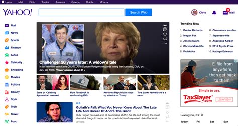 The First Look at the New Yahoo Homepage Redesign Apps Rule! Kara