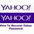 yahoo password recovery page