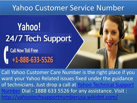 yahoo customer care service number