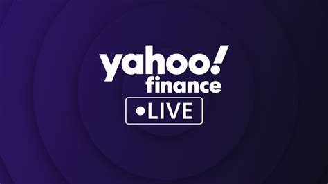 yahoo finance live stream schedule