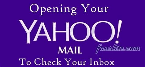 yahoo mail inbox mail open to