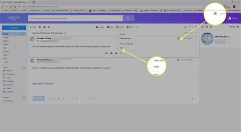 Yahoo Mail Print Draft