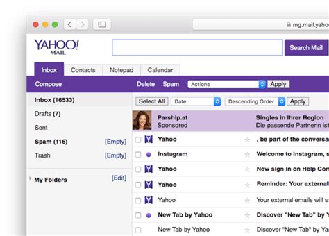 yahoo mail what is the domain