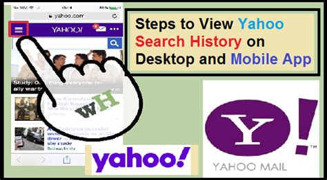 yahoo search history delete