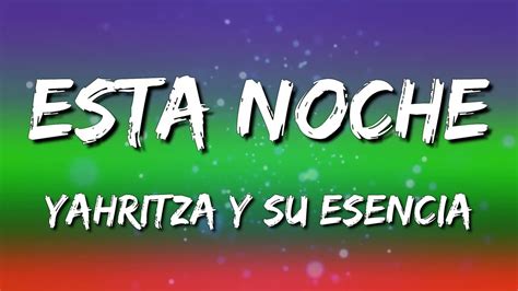 Esta Noche Yahritza Y Su Esencia (Letra\Lyrics) YouTube